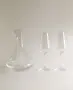 Стъклен сервиз Бохемия кристал zara home, снимка 2