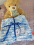 Ръчно плетено Бебешко одеало пелена Ализе Пуфи , снимка 1 - Други - 36170916