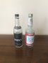 Оригинални шишета от българска водка и гръцки коняк