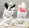 Кашпа момиче с коте, снимка 3