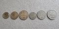 Монети 14 . България. 1974 година.1, 2, 10, 20, 50 стотинки .