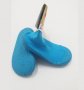 Детски сини термо чорапки с гумена подметка Attractive, снимка 1 - Детски пантофи - 34671081