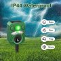 Нов Водоустойчиво Репелент за животни USB зареждане Градина Защита, снимка 6