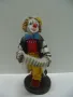 № 7777 стара фигура - клоун   - размер - височина 15,5  , основа 6,5 см  - синтетика , снимка 1