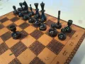 дървена кутия за шах и табла 25/5, снимка 5