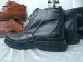 Боти, НОВИ мъжки боти,💯% висококачествена естествена кожа,и с цип и с връзки, снимка 4