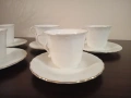 Комплект 5 бр чаши за кафе костен порцелан, снимка 2