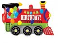 Голям Влак Happy Birthday фолио фолиев балон хелий и въздух, снимка 1 - Други - 39470810