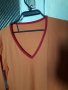 Оранжева памучна блуза с дълъг ръкав, снимка 2