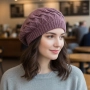 Модерен дамски барет за зимата – Удобство и френски стил, снимка 1