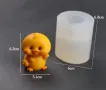 3d пате пиле патенце силиконов молд форма фондан свещ смола гипс Великден, снимка 4