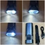 мощен Led Cree  Фенер двоен акумулаторен fener, снимка 2