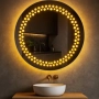 Луксозно огледало с LED осветление и сензорна технология, снимка 3