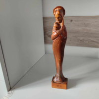 Статуетка на мадона с младенец, снимка 1 - Антикварни и старинни предмети - 44631342