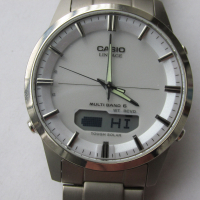Casio LCW-M170T LINEAGE MULTI BAND 6 TITANIUM Касио титаниев ръчен часовник, снимка 4 - Мъжки - 44673493