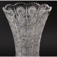 Кристална  ваза 26 см, снимка 1 - Вази - 36330761