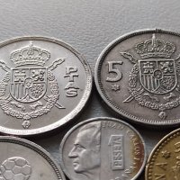 лот монети Испания - Хуан Карлос - 5 броя, снимка 2 - Нумизматика и бонистика - 39888644