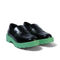 Kickers, нови дамски обувки 37 номер Womens Kori Loafer Leather Black/Green, снимка 2 - Маратонки - 42210856