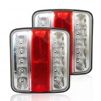 Комплект 2броя  Диодни LED стопове Flexzon 12V 24V Волта бус камион ТИР ремарке, снимка 1 - Аксесоари и консумативи - 38767362