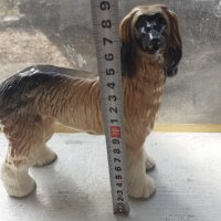 Порцеланова статуетка фигура куче хрътка маркировка порцелан, снимка 8 - Антикварни и старинни предмети - 35948543