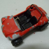№ 5981 стар малък макет автомобил / бъги   - GP BEACH BUGGY   - England   - метал  - размер 7 / 4 / , снимка 6 - Други ценни предмети - 35834854