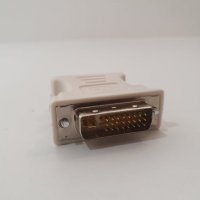 НОВИ! Преходник Адаптер DVI (24 + 5) - VGA DVI to VGA, снимка 3 - Други - 35675123