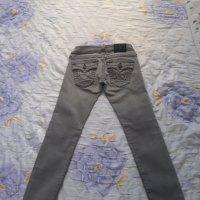 Дамски маркови дънки, сиви, снимка 2 - Дънки - 41117701