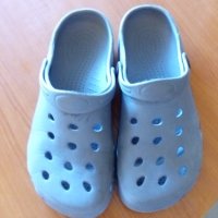Кроксове, джапанки сини с бяло №39 стелка 25см, снимка 10 - Детски обувки - 34687838