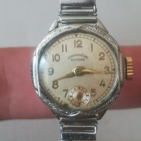 Дамски часовник Chronometre Suisse. DRGM - Germany. Vintage watch. Гривна. Механичен механизъм. , снимка 3 - Гривна - 40602025
