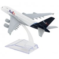Еърбъс 380 самолет модел макет FedEx метален A380 куриер товарен, снимка 4 - Колекции - 35983918
