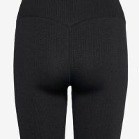 Aimin Black Ribbed Seamless Biker Shorts, снимка 8 - Клинове - 44500489