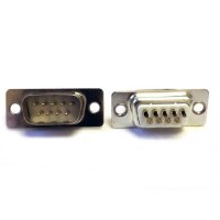 Букса за кабел метална RS232 9pin(м), снимка 1 - Друга електроника - 42516448