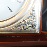 Часовник с сребро, снимка 3 - Антикварни и старинни предмети - 44603775