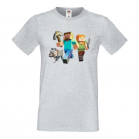 Мъжка тениска майнкрафт Minecraft 1,Minecraft,Игра,Забавление,подарък,Изненада,Рожден Ден., снимка 9 - Тениски - 36494957