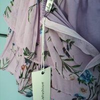 Прекрасна лилава рокля тип солей, снимка 5 - Рокли - 41340037
