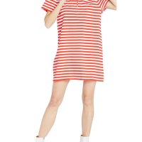 Tommy Hilfiger Jeans essential stripe polo dress relaxed fit - страхотна дамска рокля, снимка 2 - Рокли - 41580129