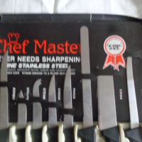 Комплект японски ножове Шеф  МАСТЕР, снимка 4 - Прибори за хранене, готвене и сервиране - 44529483