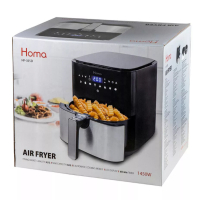 ✨Фритюрник с горещ въздух HOMA HF-355D, 3.5L, 1450W, Черен , снимка 4 - Фритюрници - 44611958