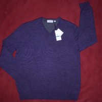 Calvin Klein Merino--Ориг. Пуловер Нов!, снимка 1 - Пуловери - 34109476