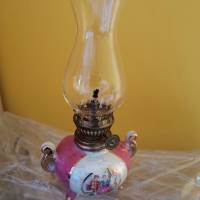 Порцеланова газена лампа , снимка 1 - Други ценни предмети - 44920384