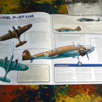 Летящи крепости . PZL P-37 . Модел на самолет. Първи брой., снимка 2 - Колекции - 41679031