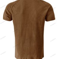 Мъжка модна лятна рипсена тениска Henley, 6цвята - 023, снимка 11 - Тениски - 41566640