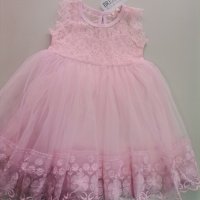 Нежна рокля в розово 35лв, снимка 1 - Детски рокли и поли - 35910586