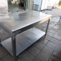 Работна маса алпака неръждавейка , снимка 3 - Обзавеждане на кухня - 44166361