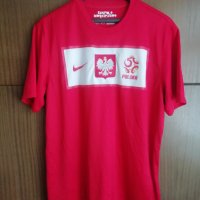 Полша оригинална футболна тениска фланелка Nike Poland L 2012/2013 , снимка 1 - Тениски - 40507102
