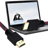 Shuliancable HDMI кабел, съвместим с висока скорост с Ethernet ARC 3D Ultra HD 15м, снимка 6 - Друга електроника - 41927382