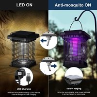 Нова Електрическа лампа за убиване на комари мухи/ Спалня Кухня Офис, снимка 5 - Други стоки за дома - 41262765