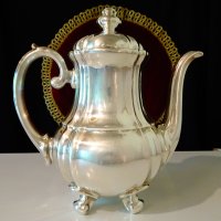 Кана WMF,посребрен порцелан,барок. , снимка 1 - Антикварни и старинни предмети - 41612073