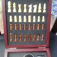 Кутия със спиртомер отварачка и тирбушон и шах, снимка 3 - Други - 40975045