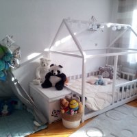 Детско легло тип къщичка монтесори, снимка 1 - Бебешки легла и матраци - 34685939